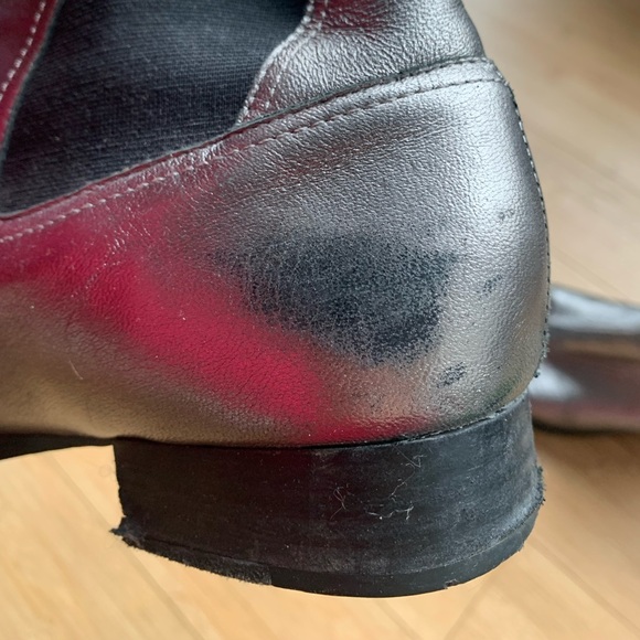 Rag & Bone Metallic Silver Ankle Boots SZ 10 FLAWED - Picture 5 of 9